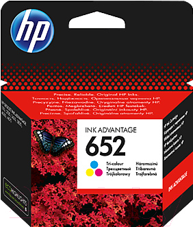 Картридж HP 652 Tri-color